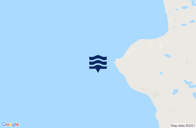 Cape Sibbald, Canadaの潮見表地図