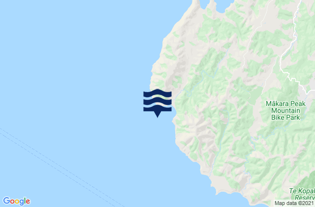 Cape Terawhiti (Oteranga Bay), New Zealandの潮見表地図