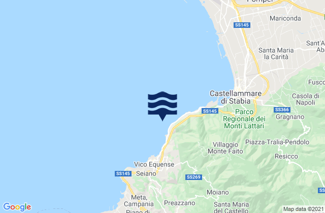 Capo d'Orlando, Italyの潮見表地図