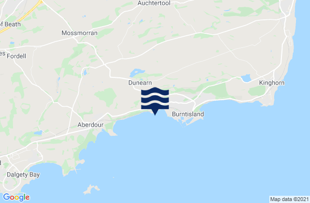 Cardenden, United Kingdomの潮見表地図