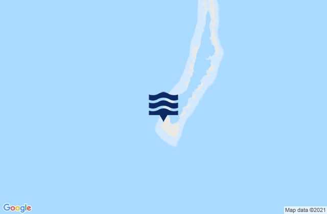 Caroline Island, Kiribatiの潮見表地図
