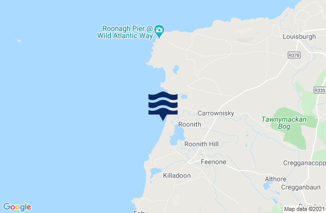 Carrowniskey, Irelandの潮見表地図