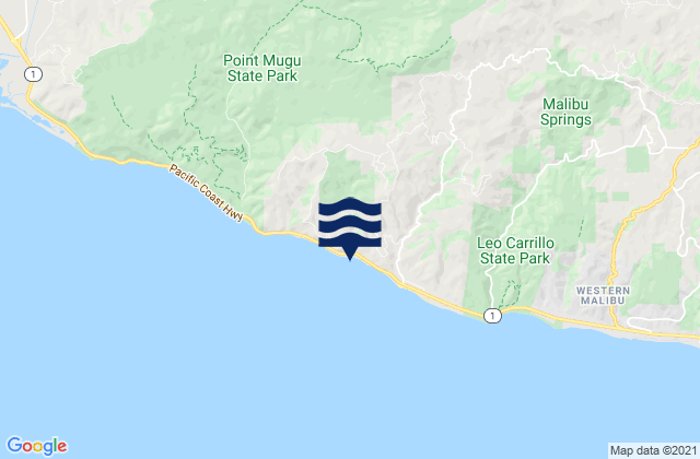 Casa Conejo, United Statesの潮見表地図