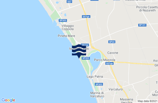Casal di Principe, Italyの潮見表地図