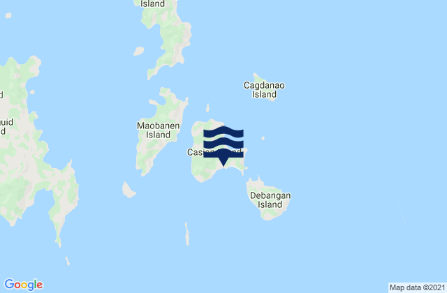 Casian, Philippinesの潮見表地図