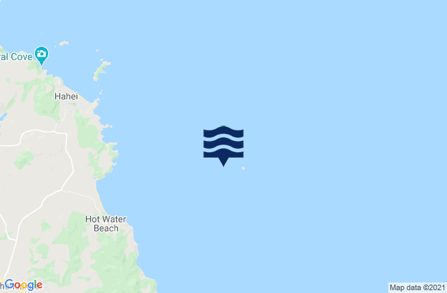 Castle Island, New Zealandの潮見表地図
