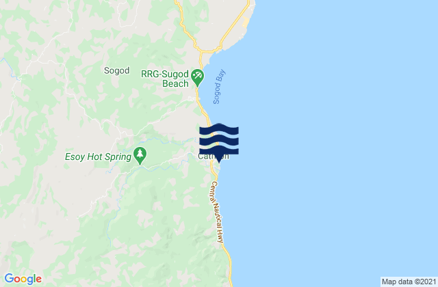 Catmon, Philippinesの潮見表地図