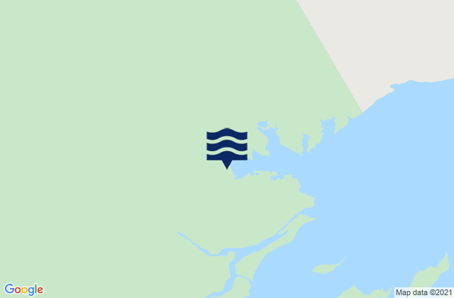 Central Andros District, Bahamasの潮見表地図