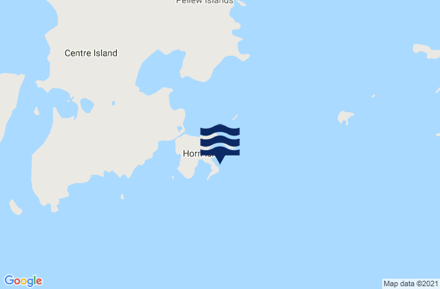 Centre Island, Australiaの潮見表地図