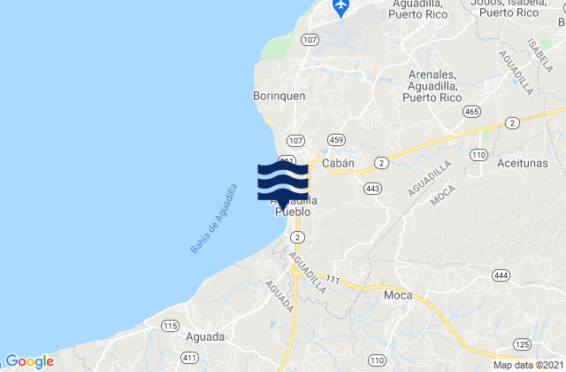 Centro Barrio, Puerto Ricoの潮見表地図