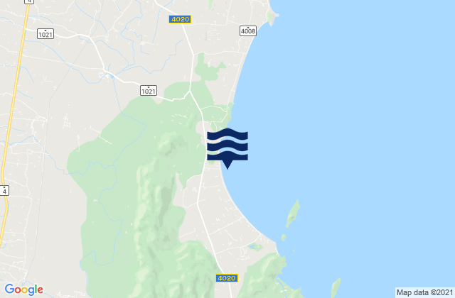 Changwat Prachuap Khiri Khan, Thailandの潮見表地図