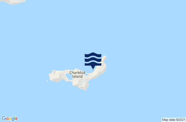 Chankliut Island, United Statesの潮見表地図