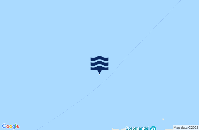 Channel Island, New Zealandの潮見表地図