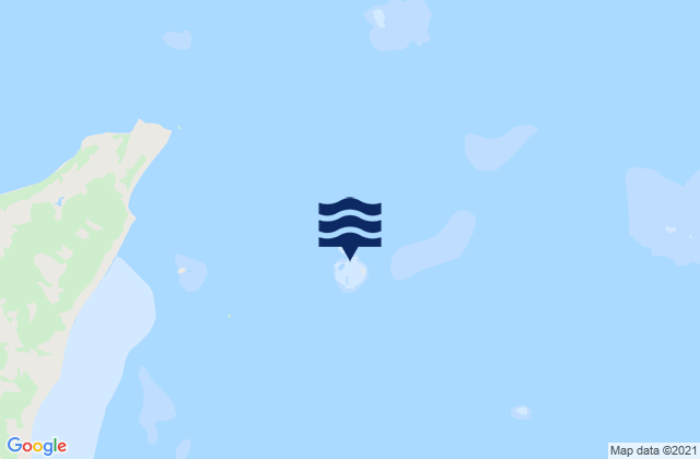 Chapman Island, Australiaの潮見表地図