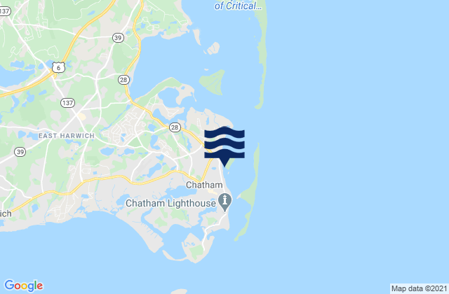 Chatham (inside), United Statesの潮見表地図