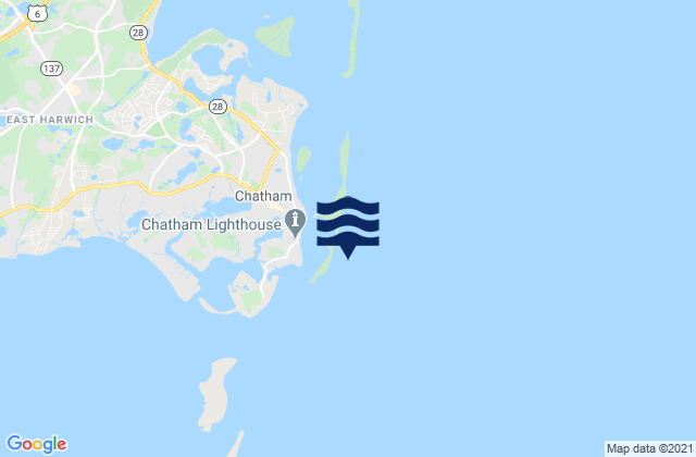 Chatham (outer coast), United Statesの潮見表地図