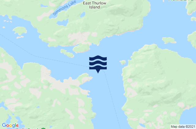 Chatham Point, Canadaの潮見表地図
