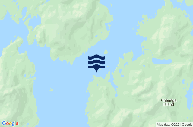 Chenega Island (Dangerous Passage), United Statesの潮見表地図