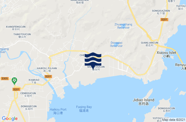 Chengtou, Chinaの潮見表地図