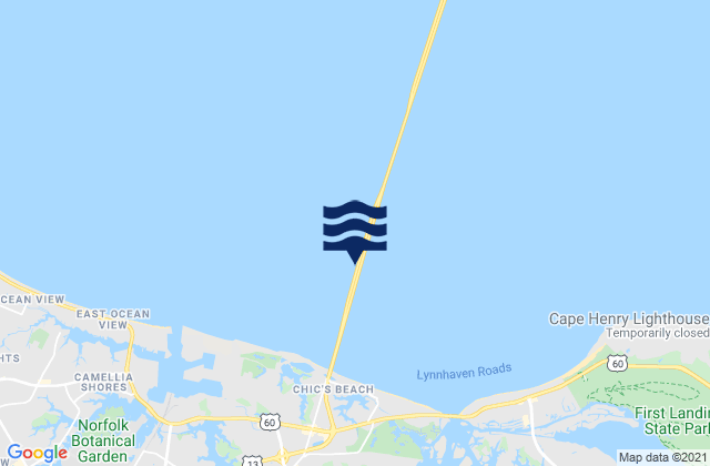 Chesapeake Beach 1.5 miles north of, United Statesの潮見表地図