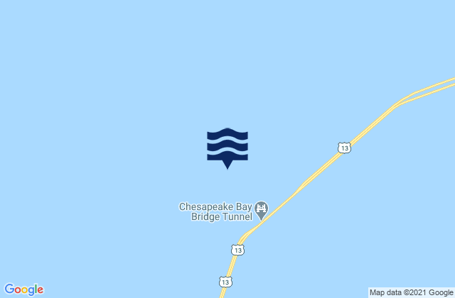 Chesapeake Channel (Buoy 15), United Statesの潮見表地図