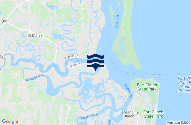 Chester Bells River, United Statesの潮見表地図
