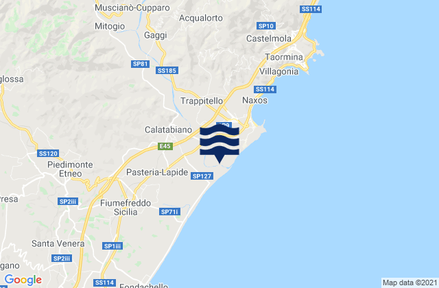 Chianchitta-Pallio, Italyの潮見表地図