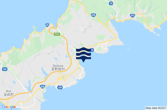 Chichimi-saki, Japanの潮見表地図
