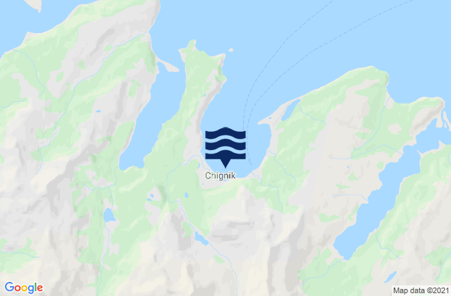 Chignik Anchorage Bay, United Statesの潮見表地図
