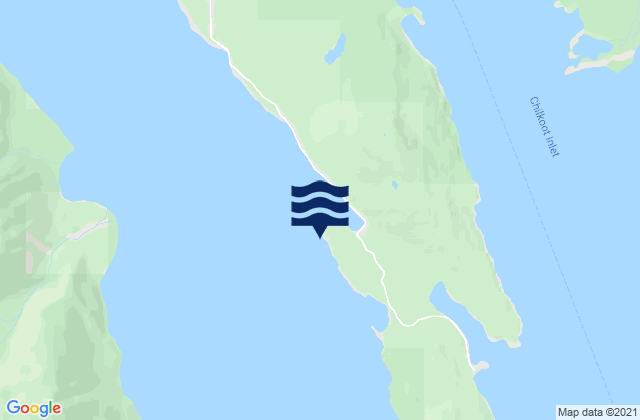 Chilkat Inlet, United Statesの潮見表地図