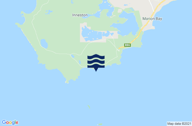 Chinamans, Australiaの潮見表地図
