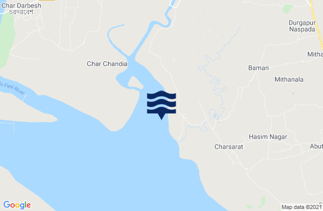 Chittagong, Bangladeshの潮見表地図