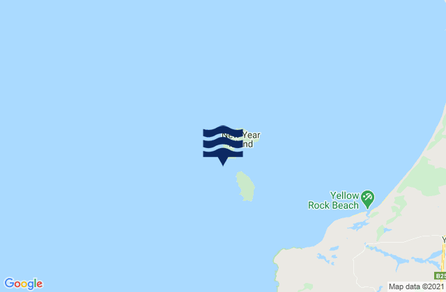 Christmas Island, Australiaの潮見表地図