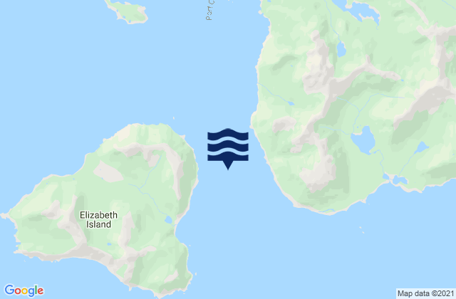 Chugach Passage, United Statesの潮見表地図