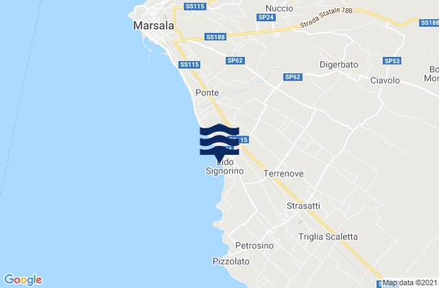 Ciavolo, Italyの潮見表地図