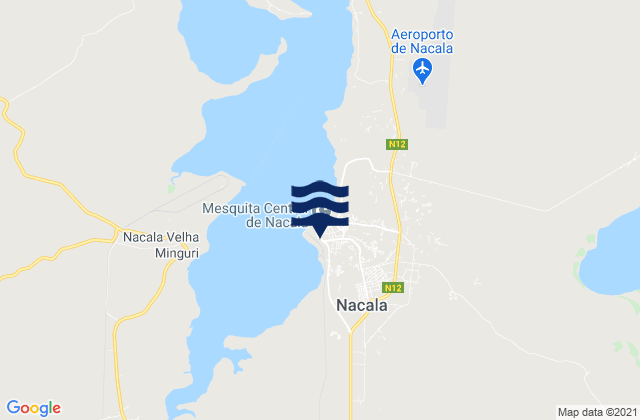 Cidade de Nacala, Mozambiqueの潮見表地図