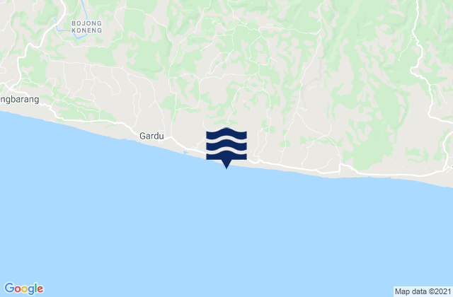 Cikamurang, Indonesiaの潮見表地図