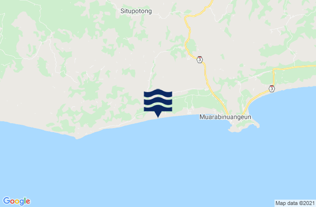 Cikaramat, Indonesiaの潮見表地図
