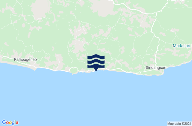 Cireuma, Indonesiaの潮見表地図