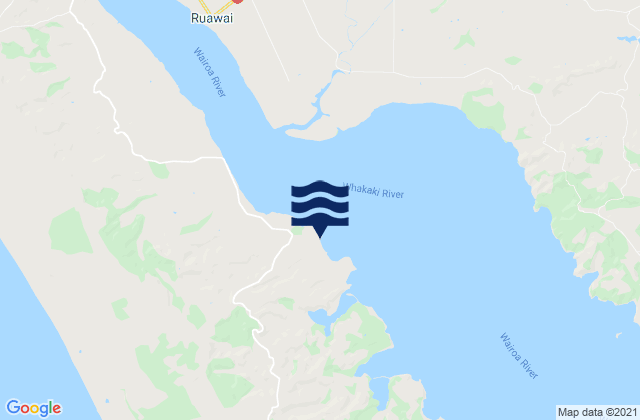 Clarks Bay, New Zealandの潮見表地図