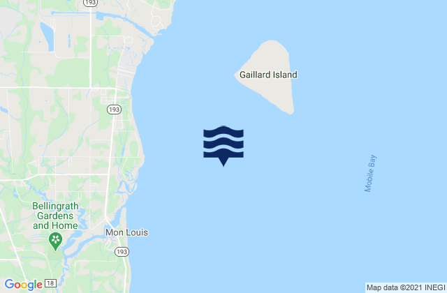 Coast Guard Station (Mobile Bay), United Statesの潮見表地図