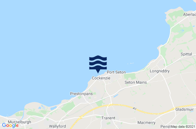 Cockenzie, United Kingdomの潮見表地図