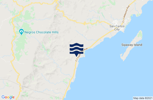 Codcod, Philippinesの潮見表地図