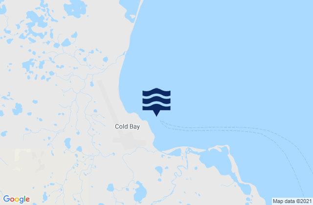 Cold Bay, United Statesの潮見表地図