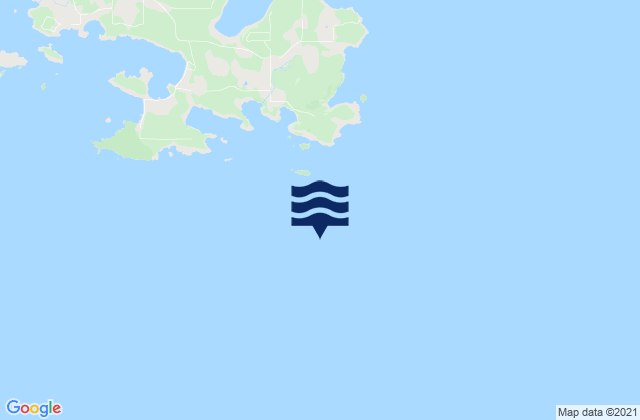 Colville Island 1 mile SSE of, United Statesの潮見表地図