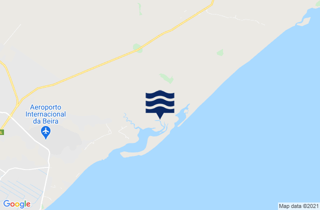 Concelho da Beira, Mozambiqueの潮見表地図