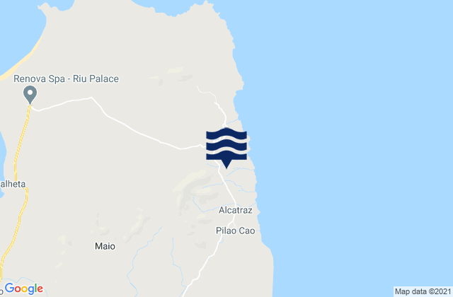 Concelho do Maio, Cabo Verdeの潮見表地図