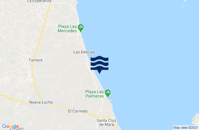 Concepción, Venezuelaの潮見表地図