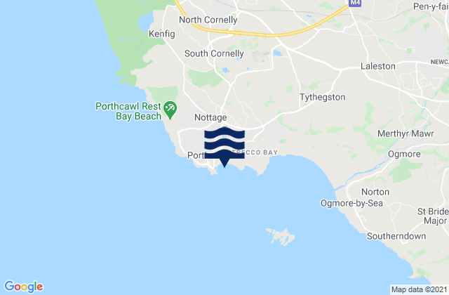 Coney Beach, United Kingdomの潮見表地図