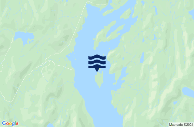 Coon Island (George Inlet), United Statesの潮見表地図